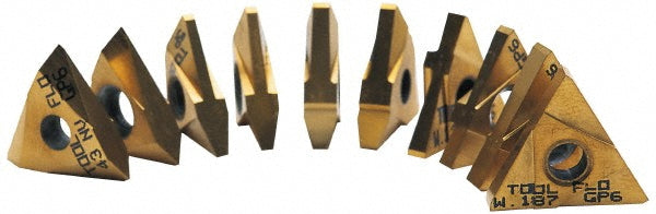 TNMC 43 NGL W.062 Carbide Insert, Grade GP50, TiN - Tool-Flo L4106200N4C