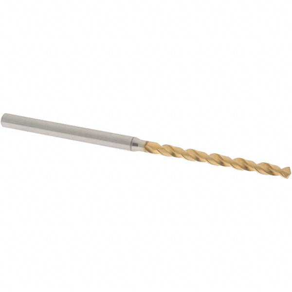 0.0945" Vanadium High Speed Steel Drill Bit, TiN, 130° point - OSG 62524