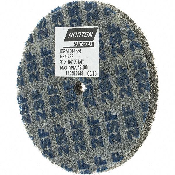3 x 1/4" Silicon Carbide Deburring Wheels Disc - Norton 66261014886