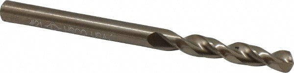 #21 Cobalt Screw Machine Drill Bit, Coated, 135° point - Cleveland C14261