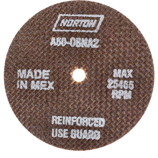 3" 60-Grit Aluminum Oxide Grinding & Cutoff Wheel - Norton 66243528471