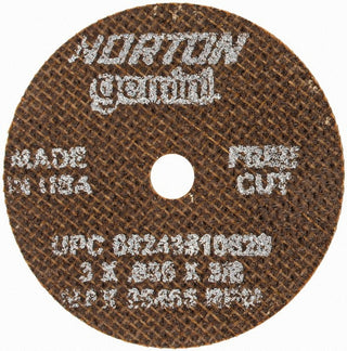 3" 60-Grit Aluminum Oxide Grinding & Cutoff Wheel - Norton 66243510628
