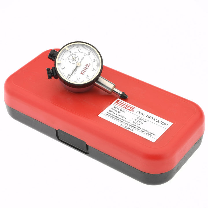 0.2500" Dial Indicator, 0.001000" grad - SPI 14-654-8