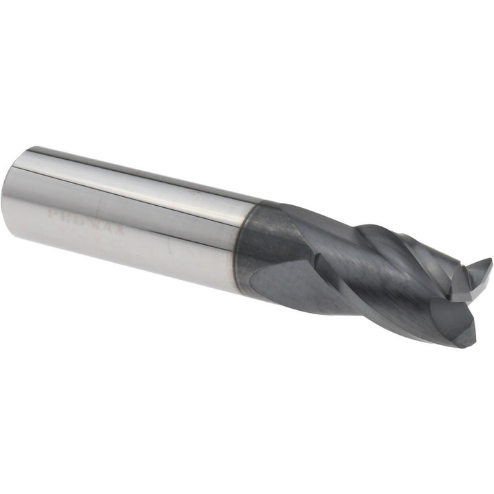 3/8" 3-Flute Solid Carbide Corner Radius End Mill, AlTiN - ProMax 106-02424