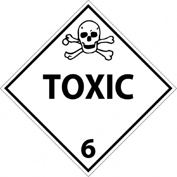 Toxic 6 Sign - AccuformNMC DL87R