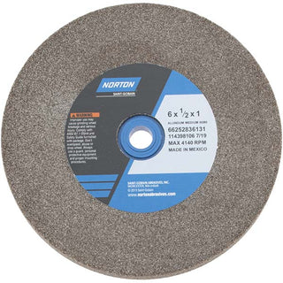 6 x 1/2" 60; 80-Grit Aluminum Oxide Grinding & Cutoff Wheel - Norton 66252836131