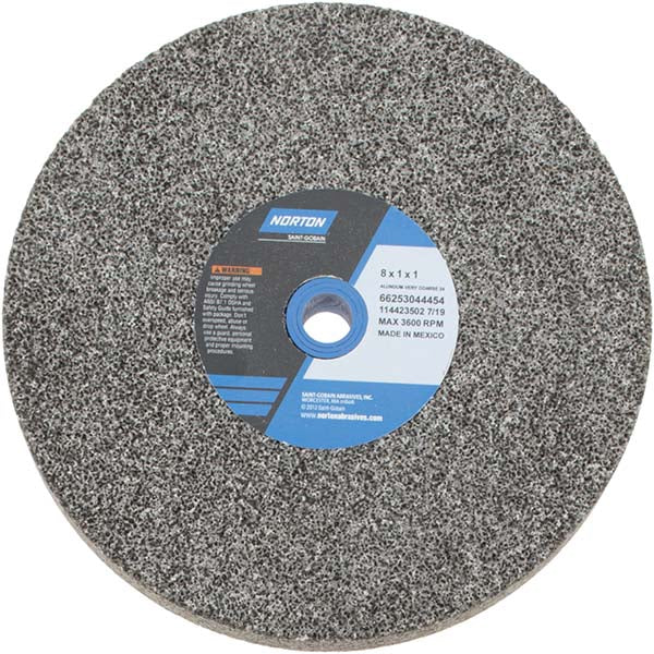 8 x 1" 24-Grit Aluminum Oxide Grinding & Cutoff Wheel - Norton 66253044454