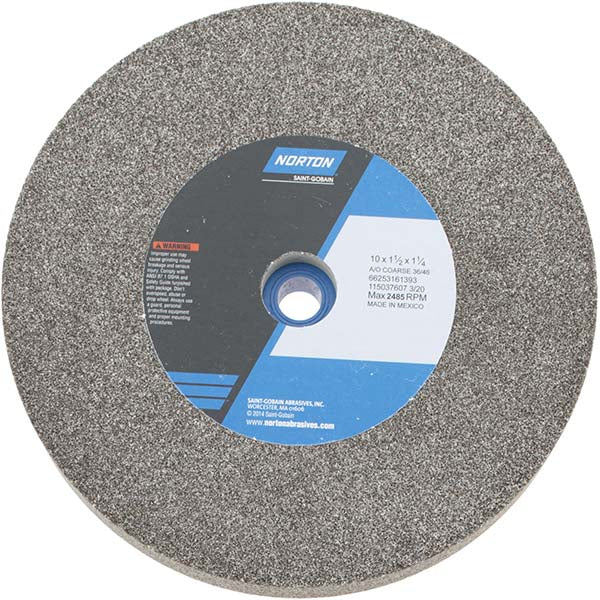 10 x 1-1/2" 36; 46-Grit Aluminum Oxide Grinding & Cutoff Wheel - Norton 66253161393