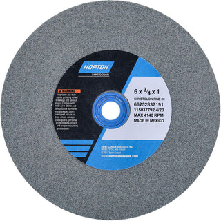 6 x 3/4" 80-Grit Silicon Carbide Grinding & Cutoff Wheel - Norton 66252837191