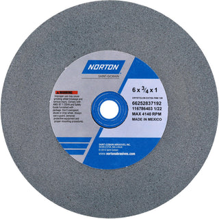 6 x 3/4" 120-Grit Silicon Carbide Grinding & Cutoff Wheel - Norton 66252837192