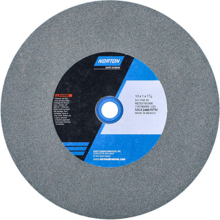 10 x 1" 80-Grit Silicon Carbide Grinding & Cutoff Wheel - Norton 66253160366