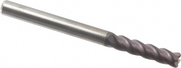 1/8" 4-Flute Solid Carbide Corner Radius End Mill, AlTiN - ProMax 129-30814