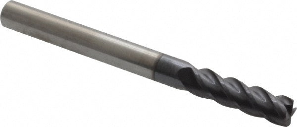 3/16" 4-Flute Solid Carbide Corner Radius End Mill, AlTiN - ProMax 129-31214