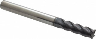 1/4" 4-Flute Solid Carbide Corner Radius End Mill, AlTiN - ProMax 129-31614