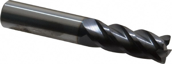 1/2" 4-Flute Solid Carbide Corner Radius End Mill, AlTiN - ProMax 129-43214