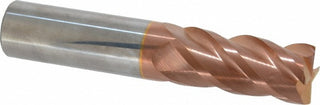 3/4" 4-Flute Solid Carbide Corner Radius End Mill, TiCN - ProMax 129-84812