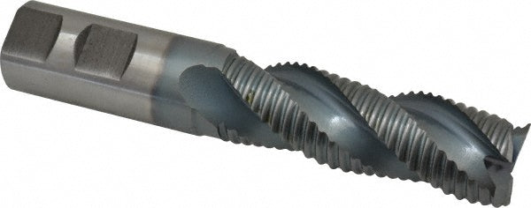 1.0000in" 3-Flute Cobalt Roughing End Mill, TiCN - Hertel 75987768
