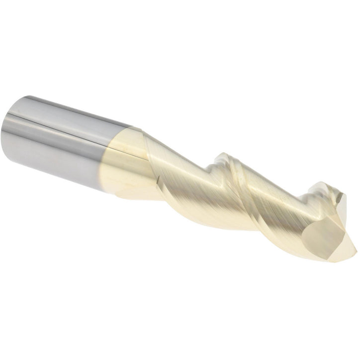 5/8" 2-Flute Solid Carbide Corner Radius End Mill, ZrN - Accupro 313378