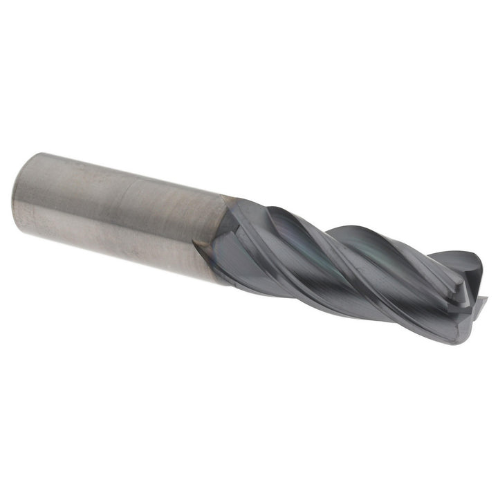 5/8" 4-Flute Solid Carbide Corner Radius End Mill, AlTiN - Accupro 95168850