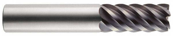 5/8" 6-Flute Solid Carbide Corner Radius End Mill, AlTiN - RobbJack XF-602-20-060