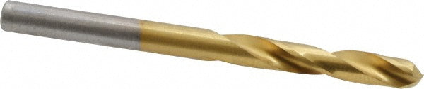 #20 High Speed Steel Screw Machine Drill Bit, Coated, 135° point - Chicago-Latrobe 48390
