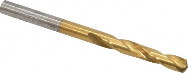 #21 High Speed Steel Screw Machine Drill Bit, Coated, 135° point - Chicago-Latrobe 48391