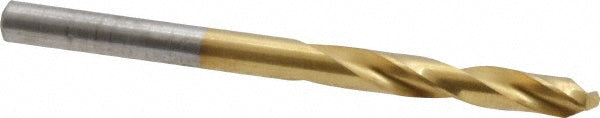 #24 High Speed Steel Screw Machine Drill Bit, Coated, 135° point - Chicago-Latrobe 48394