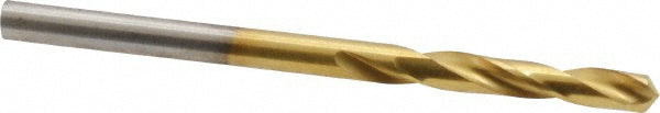 #31 High Speed Steel Screw Machine Drill Bit, Coated, 135° point - Chicago-Latrobe 48401