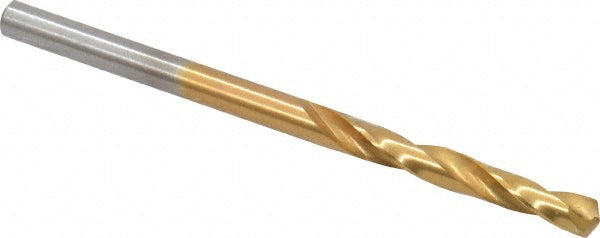 #32 High Speed Steel Screw Machine Drill Bit, Coated, 135° point - Chicago-Latrobe 48402
