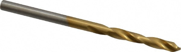 #36 High Speed Steel Screw Machine Drill Bit, Coated, 135° point - Chicago-Latrobe 48406