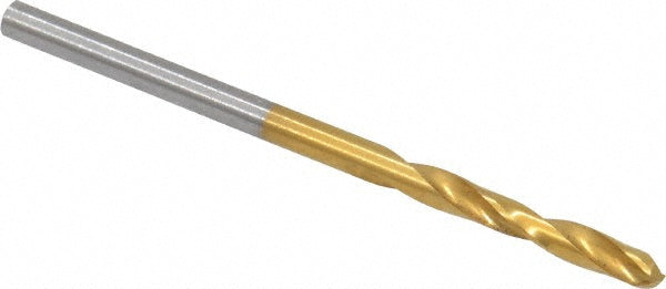 #42 High Speed Steel Screw Machine Drill Bit, Coated, 135° point - Chicago-Latrobe 48412