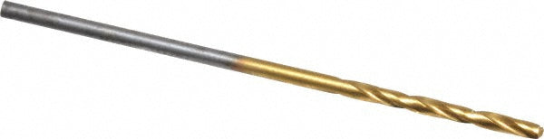 #56 High Speed Steel Screw Machine Drill Bit, Coated, 135° point - Chicago-Latrobe 48426