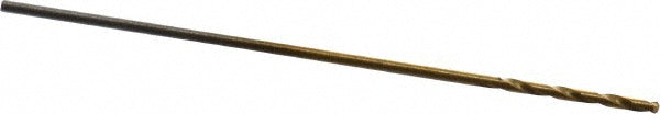 1/64" High Speed Steel Drill Bit, TiN, 118° point - Chicago-Latrobe 70201