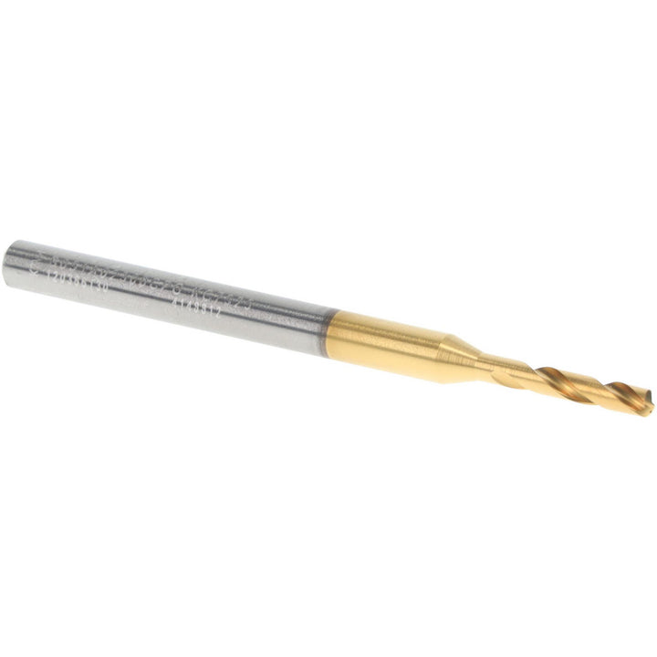 0.0906" Solid Carbide Stub Drill Bit, TiN, 140° point - Kennametal 4148812