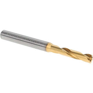 0.1969" Solid Carbide Stub Drill Bit, TiN, 140° point - Kennametal 4151134