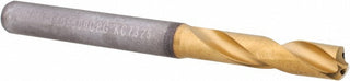 0.2205" Solid Carbide Stub Drill Bit, TiN, 140° point - Kennametal 4151144