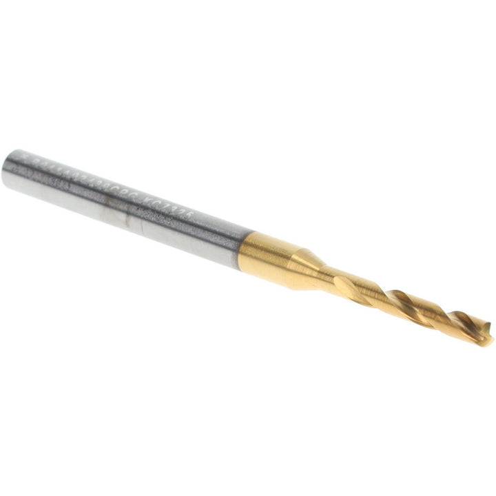#41 Solid Carbide Stub Drill Bit, TiN, 140° point - Kennametal 4151648