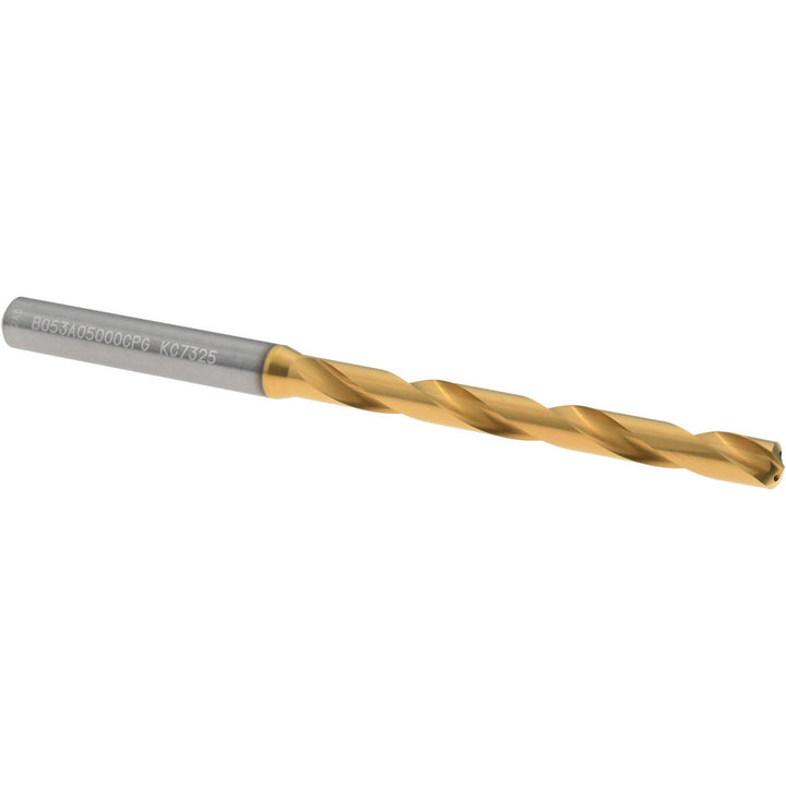 0.1969" Solid Carbide Drill Bit, Multilayer TiAlN, 140° point - Kennametal 4149625