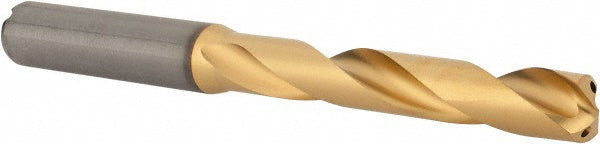 0.4134" Solid Carbide Drill Bit, TiN, 140° point - Kennametal 4149296
