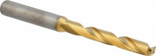 Letter F Solid Carbide Drill Bit, TiN, 140° point - Kennametal 4149233