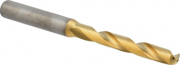 Letter F Solid Carbide Drill Bit, TiN, 140° point - Kennametal 4149233