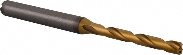 0.1575" Solid Carbide Drill Bit, TiN, 140° point - Kennametal 4149193