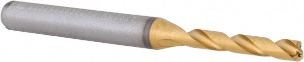 #27 Solid Carbide Drill Bit, TiN, 140° point - Kennametal 4149187
