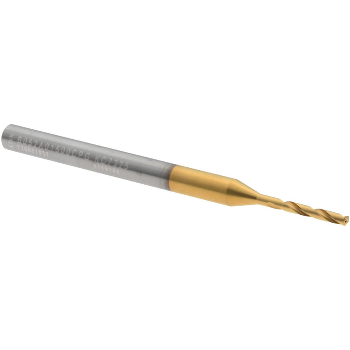 0.0630" Solid Carbide Drill Bit, TiAlN, 140° point - Kennametal 4149144