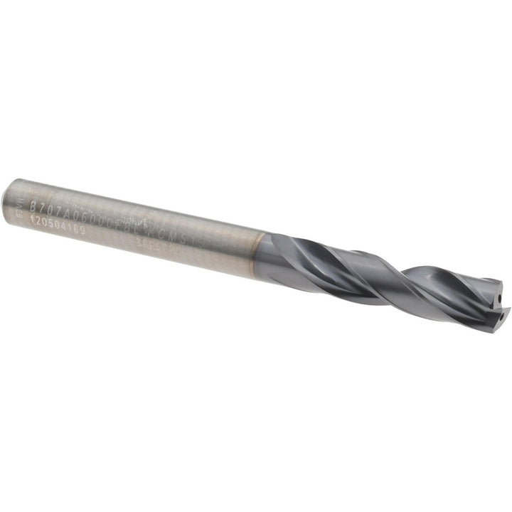 0.2362" Solid Carbide Stub Drill Bit, AlTiN, 180° point - Kennametal 3885829