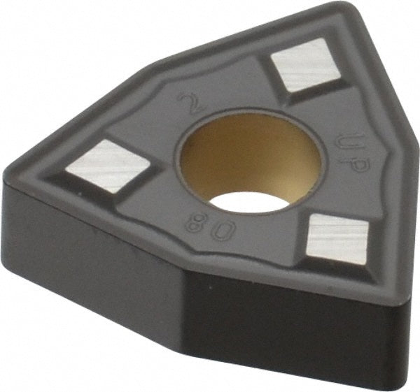 W - Trigon 80-Deg 1/2" IC Carbide Insert, Grade KCM25, TiN - Kennametal 3761065