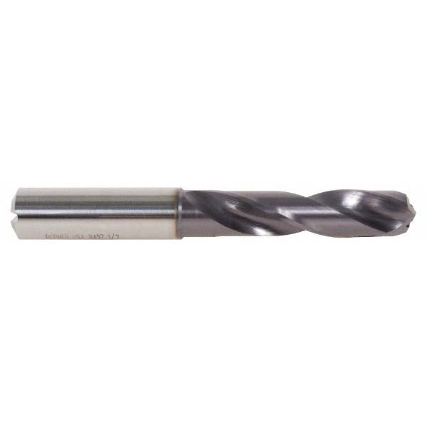 #5 Solid Carbide Screw Machine Drill Bit, TiAlN, 140° point - Dormer Pramet 5979350