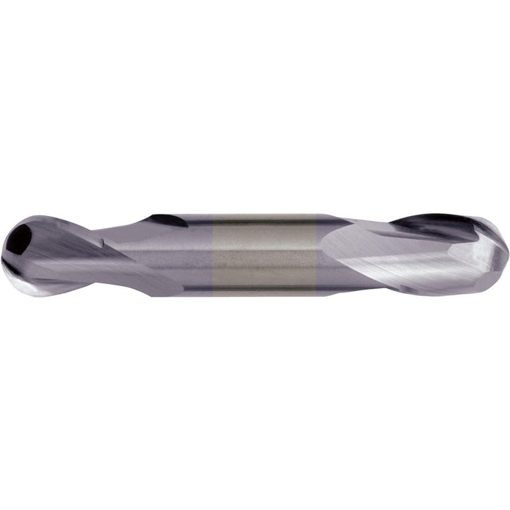 1/2" 2-Flute Solid Carbide Ball End Mill, TiAlN - Cleveland C80216