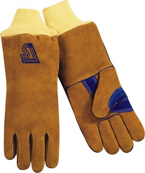 Large Leather; Synthetic Leather Heat Gloves - Steiner 2119B-KSC-L