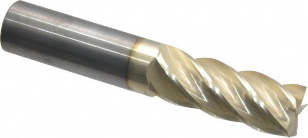 5/8" 5-Flute Solid Carbide Square End Mill, ZrN - Accupro 316087